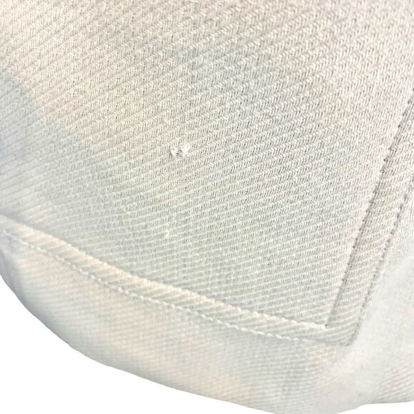 Banana Republic Women's 100% Cotton Military Cadet Jacket Size Large Ivory Cream - Picture 7 of 10